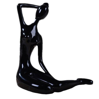 Shanti Yoga Girl Statuette For Meditation Room And Spiritual Decoration 6735240364186-1