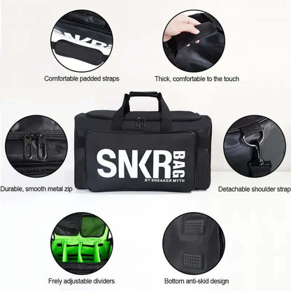 Spacious Sports Travel Gym Bag With Shoe Compartment Shoulder Strap 14886676463942-1