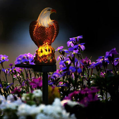 Solar Owl Garden Statue With Led Lights For Night Ambience 14969930023238-1