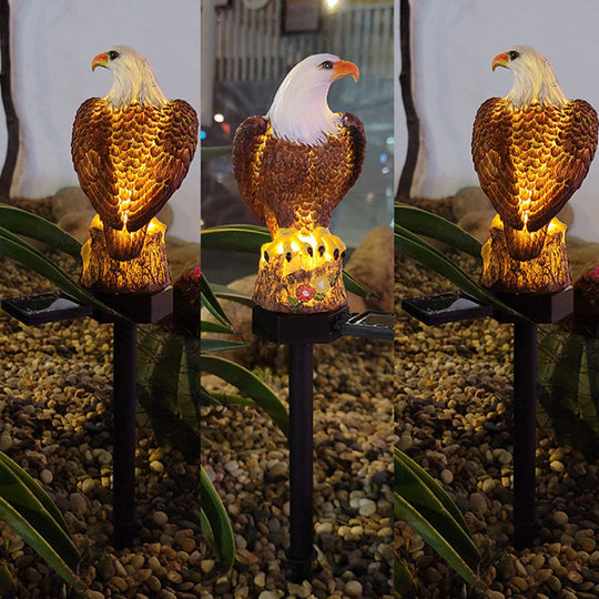 Solar Owl Garden Statue With Led Lights For Night Ambience 14969930023238-1