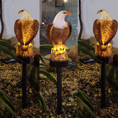 Solar Owl Garden Statue With Led Lights For Night Ambience 14969930023238-1