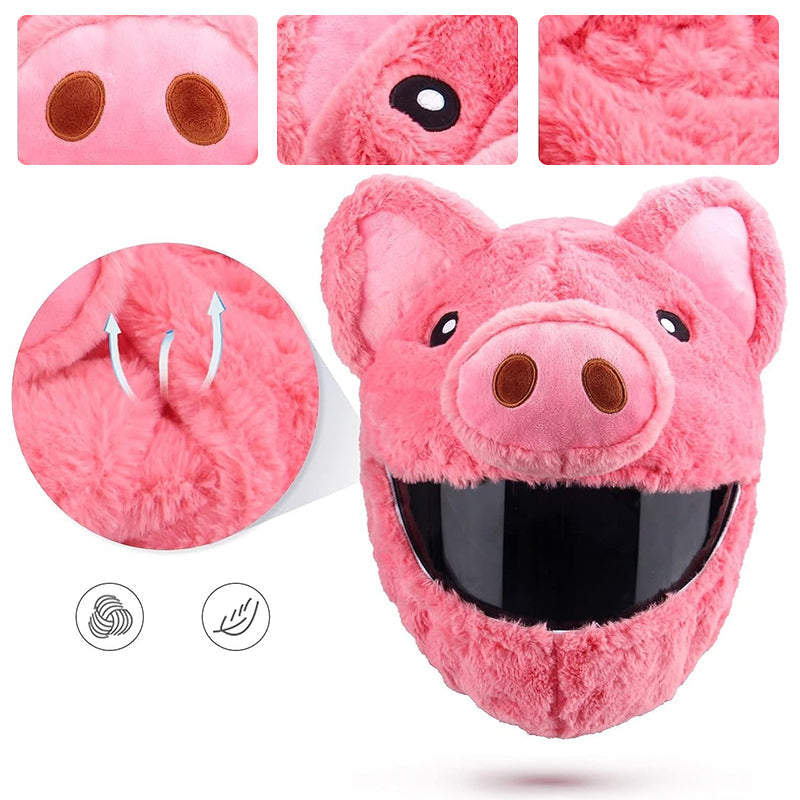 Cartoon Plush Motorcycle Helmet Cover 8948140540215-1