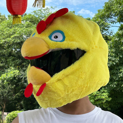 Cartoon Plush Motorcycle Helmet Cover 8948140540215-1