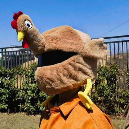 Cartoon Plush Motorcycle Helmet Cover 8948140540215-1