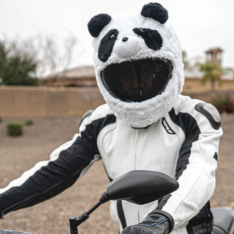 Cartoon Plush Motorcycle Helmet Cover 8948140540215-1