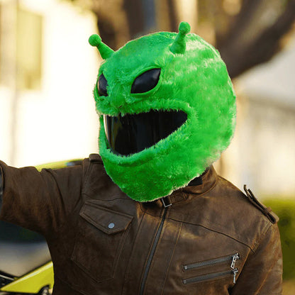 Cartoon Plush Motorcycle Helmet Cover 8948140540215-1