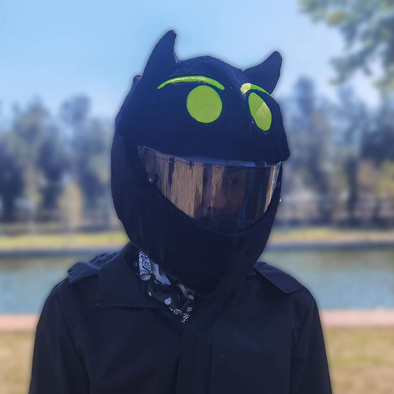 Cartoon Plush Motorcycle Helmet Cover 8948140540215-1