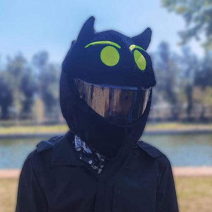 Cartoon Plush Motorcycle Helmet Cover 8948140540215-1