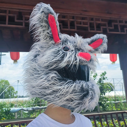 Cartoon Plush Motorcycle Helmet Cover 8948140540215-1