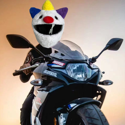 Cartoon Plush Motorcycle Helmet Cover 8948140540215-1