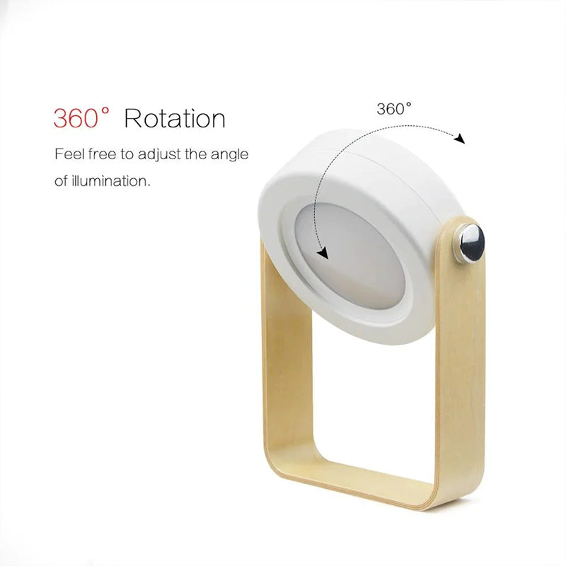 Folding Portable Led Reading Lamp With Dimmable 360° Rotation 9105501520183-1