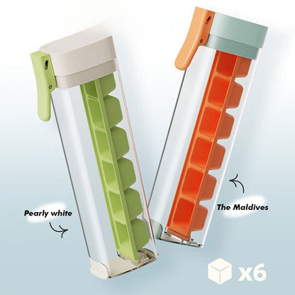 Easy Release Ice Cube Tray With Lid And Storage Container 14958378582342-1