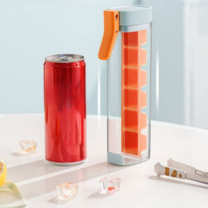 Easy Release Ice Cube Tray With Lid And Storage Container 14958378582342-1