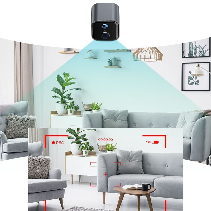 Installation-Free Wifi Smart Wireless Surveillance Camera 7765114650703-1