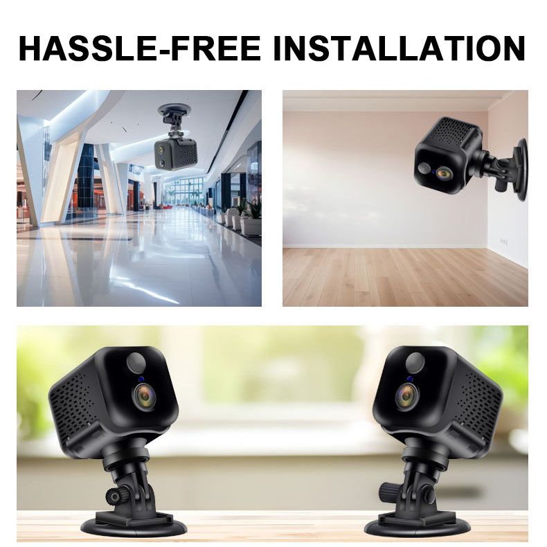 Installation-Free Wifi Smart Wireless Surveillance Camera 7765114650703-1