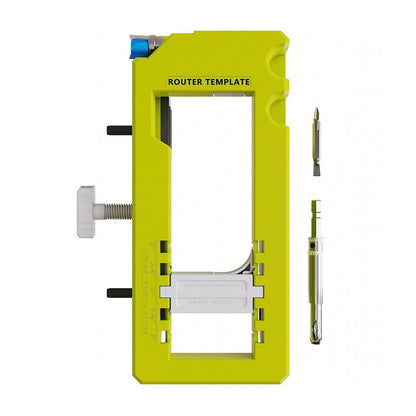 Door Hinge Router Mortise Jig Template For Round Square Hinges 8870621839597-1