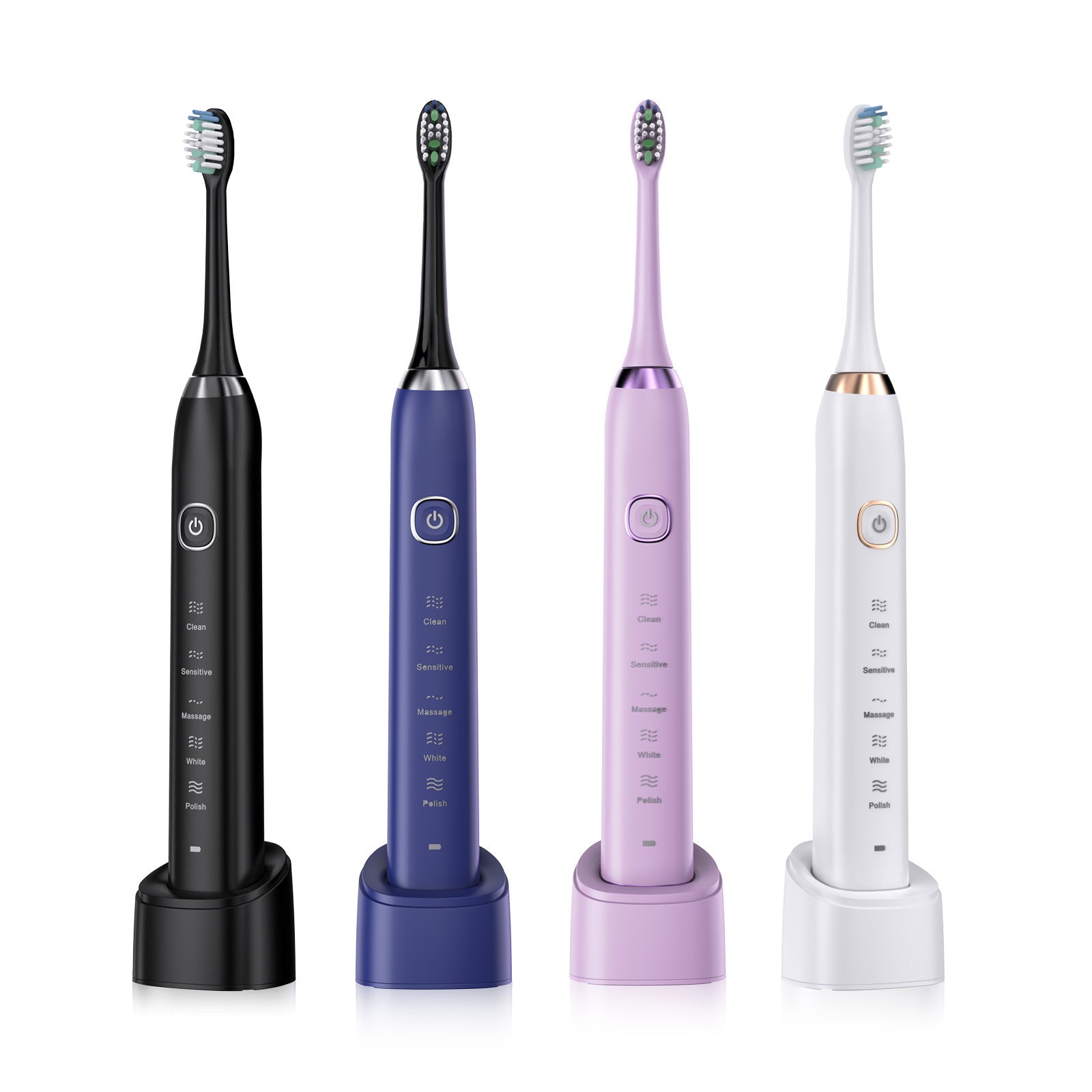 Sonic Electric Toothbrush Set With Soft Bristles 9576538308898-1