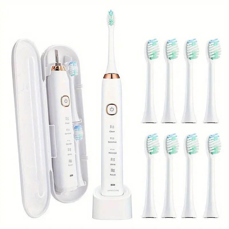 Sonic Electric Toothbrush Set With Soft Bristles 9576538308898-1