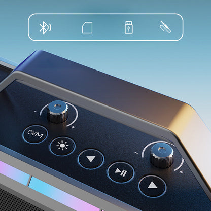 200W Bluetooth Karaoke Speaker With Wireless Microphone 9706842751278-1