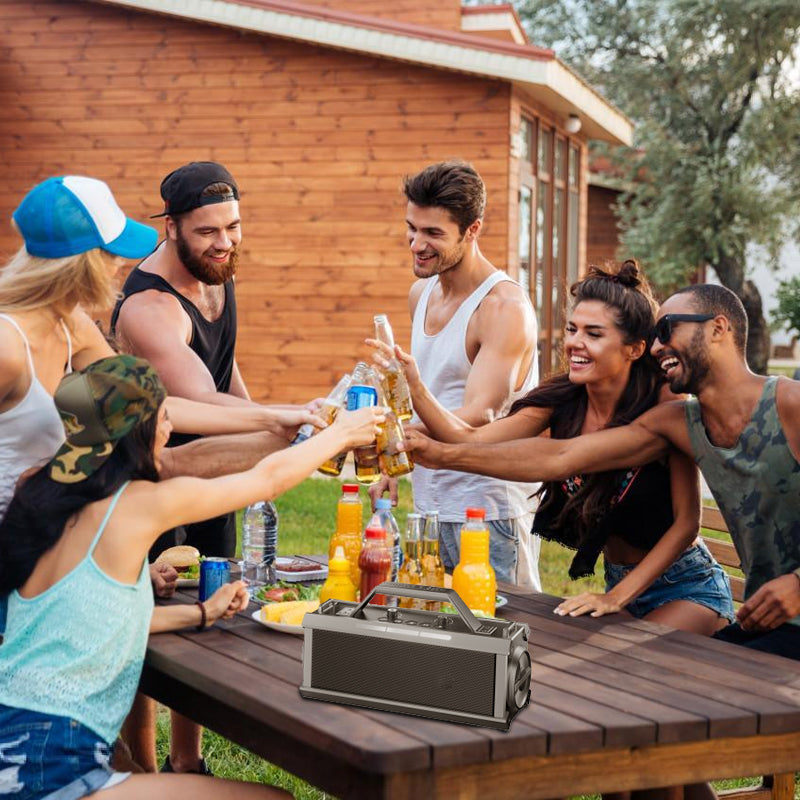 200W Bluetooth Karaoke Speaker With Wireless Microphone 9706842751278-1