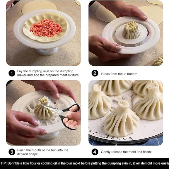 Easy Dumpling Maker for Quick and Clean Preparation 15053661536582-1