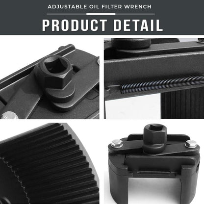 Adjustable Oil Filter Wrench for Quick and Easy Car Maintenance 15073068876102-1