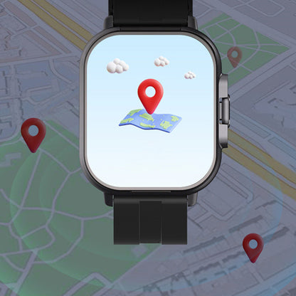 Smartwatch With Detachable Bluetooth Earphones Touchscreen Waterproof Fitness Tracker Rechargeable 9691143045410-1