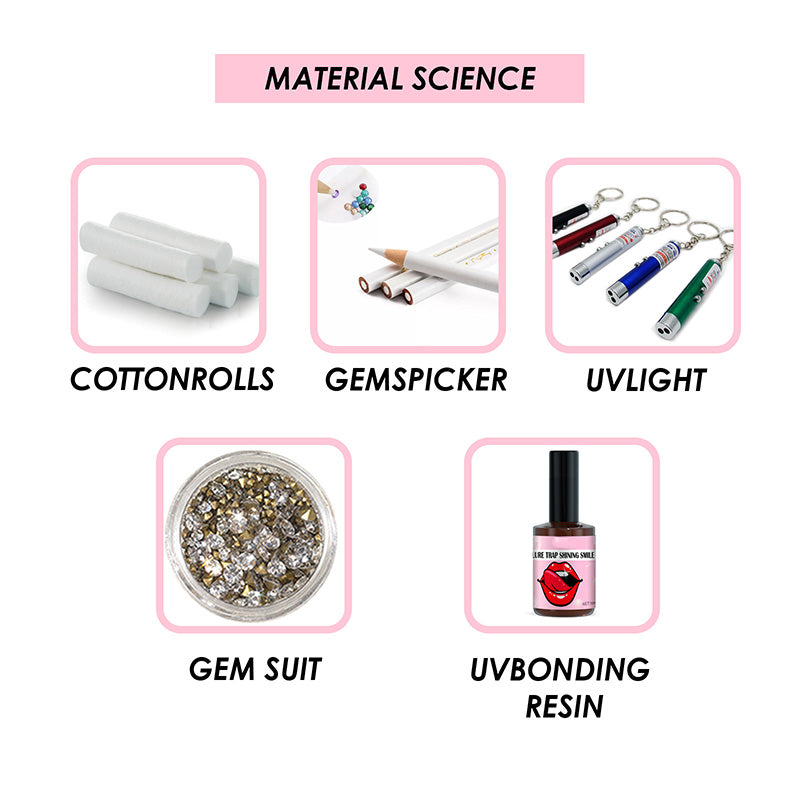 Tooth Gem Kit With Curing Light ＆ Glue 10157624623415-1