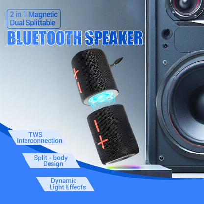 2 In 1 Magnetic Dual Splittable Bluetooth Speaker 7797431238735-1