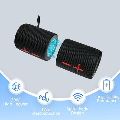 2 In 1 Magnetic Dual Splittable Bluetooth Speaker 7797431238735-1