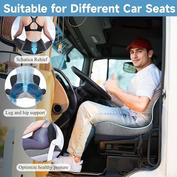 Seat Cushion For Supporting Lower Back With Soft Relaxing Comfort 15120344547654-1