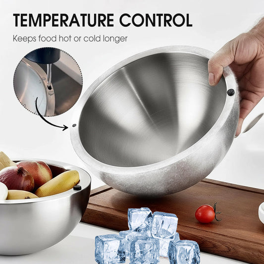Double-walled stainless steel chilled fruit & salad bowl 8671762350218-1