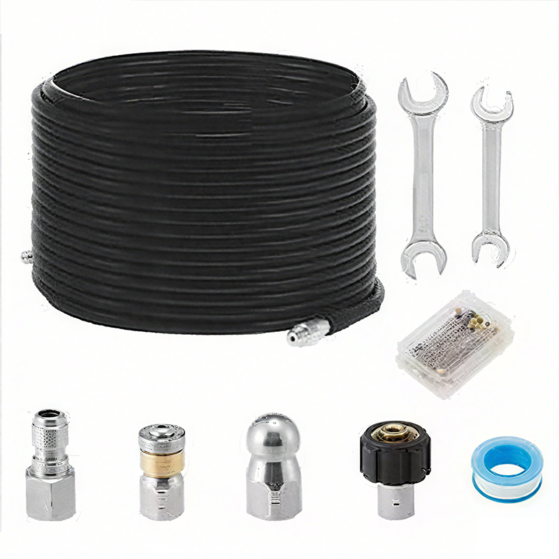 5800Psi Sewer Jetter Kit - Unclogs Drains/Pipes With Rotating Nozzle, Fits Most Pressure Washers 10277760303415-1