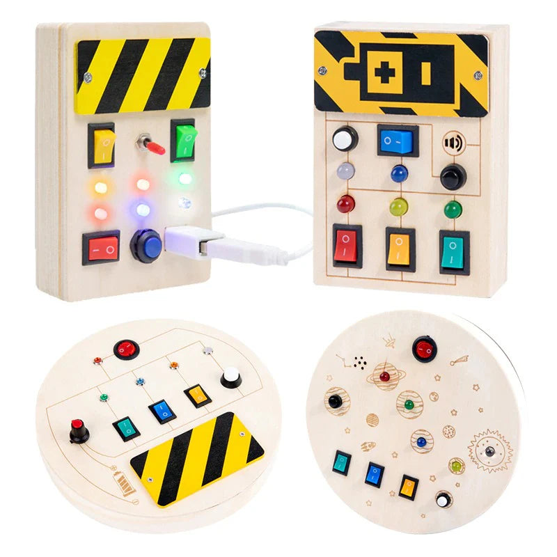 Interactive Light Button Board for Sensory Development and Creative Play 15085327843673-1
