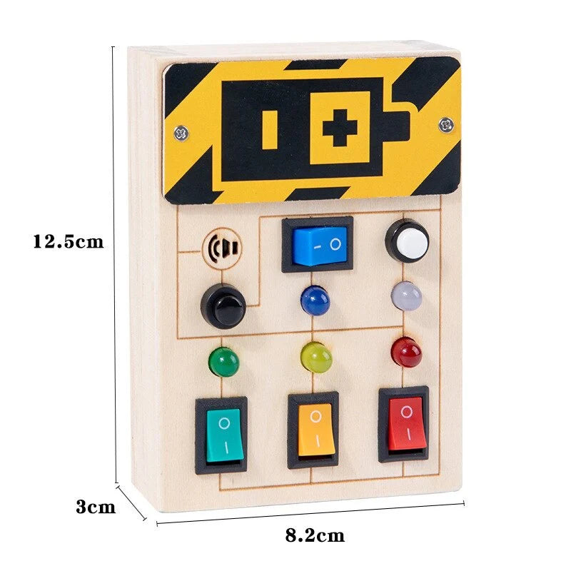 Interactive Light Button Board for Sensory Development and Creative Play 15085327843673-1