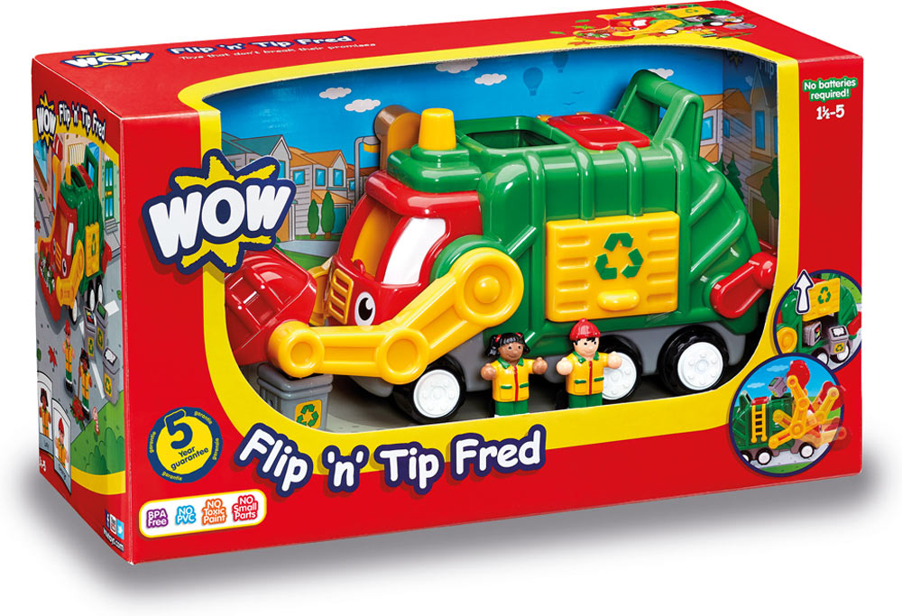 Recycling Truck Toy for Kids Learning Sorting and Motor Skills 8174782316765-1