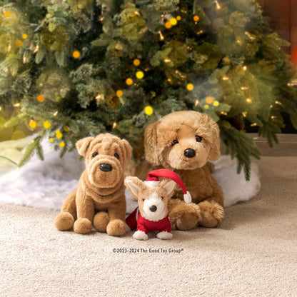 Big Soft Golden Puppy Plush Toy for Kids Cuddly Fun 8084676313309-1