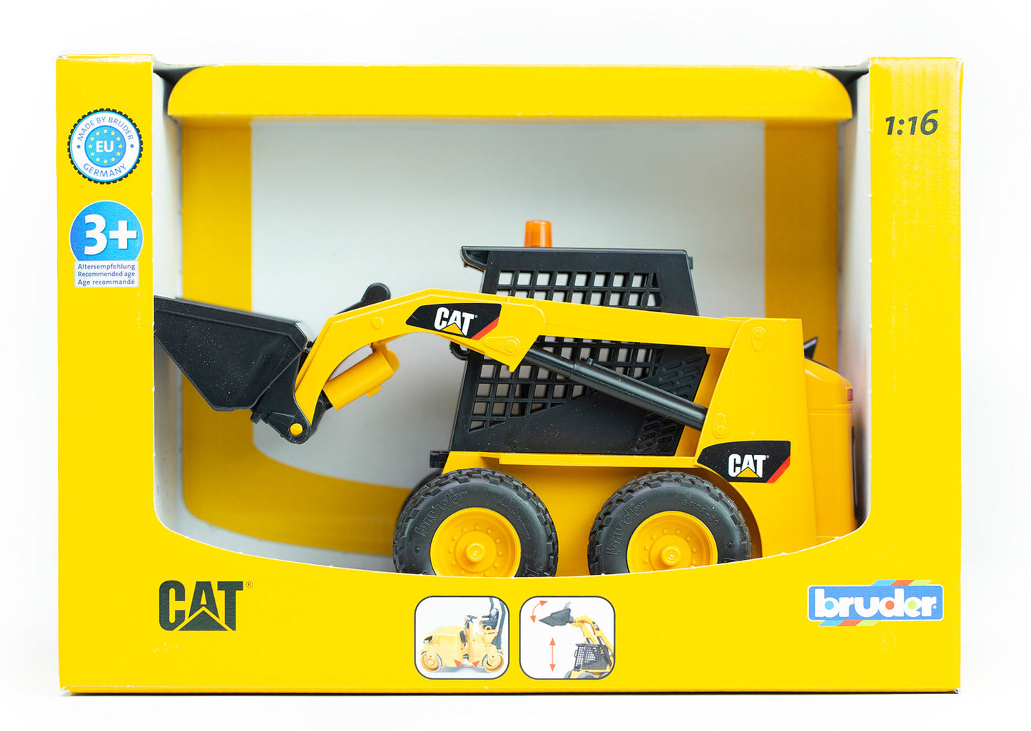 Realistic Construction Skid Steer Loader Toy Truck for Kids Playtime Fun 8174539014365-1