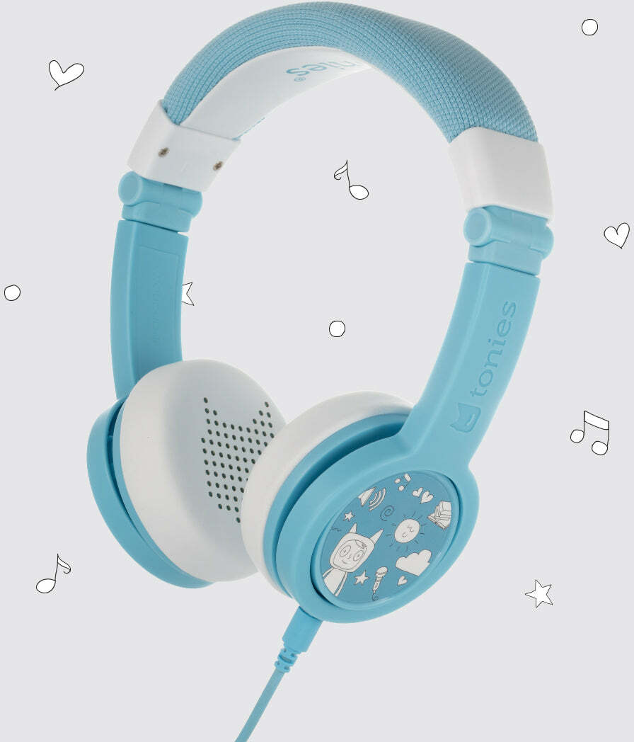 Blue Kids Headphones with Soft Cushions and Safe Volume Control 8174793851101-1