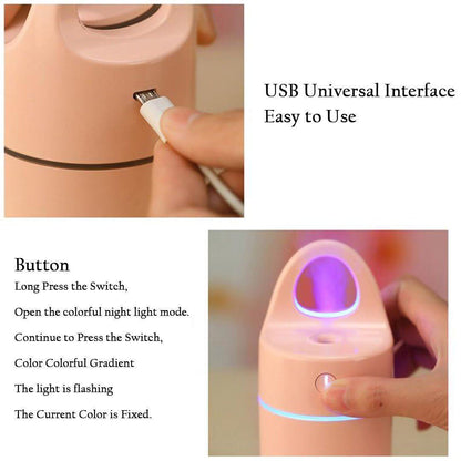 USB Humidifier Air Aroma Diffuser Mist Maker 6851949887588-1