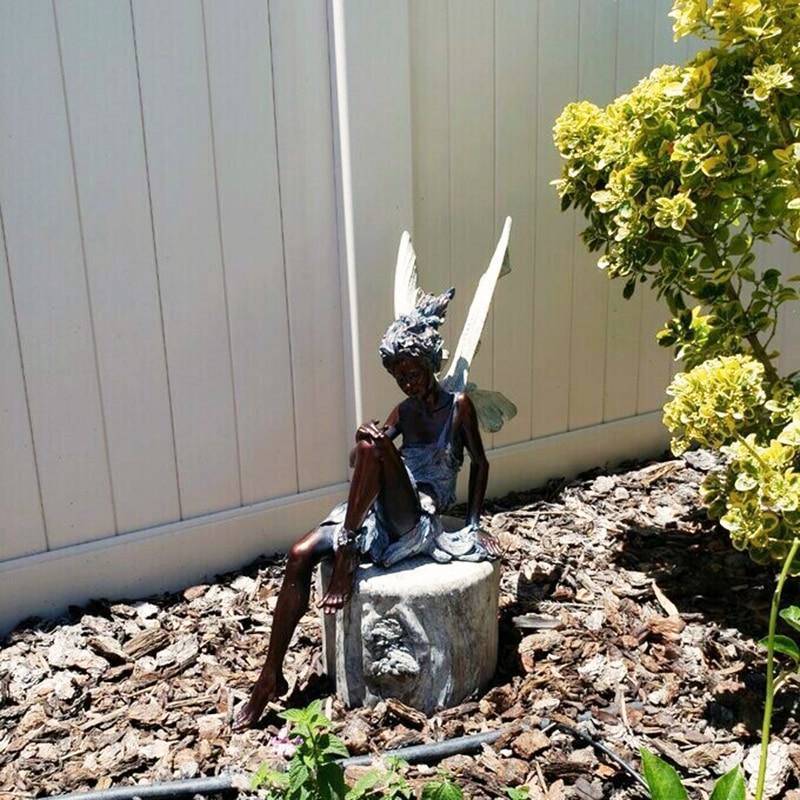 Tudor And Turek Sitting Fairy Statue 6646502752410-1