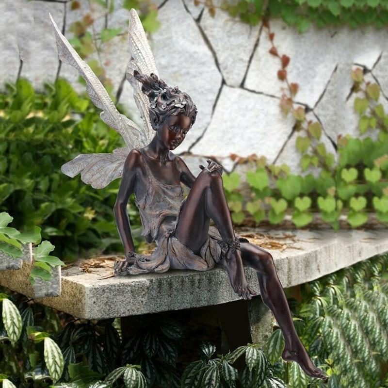 Tudor And Turek Sitting Fairy Statue 6646502752410-1