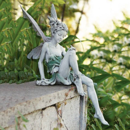 Tudor And Turek Sitting Fairy Statue 6646502752410-1