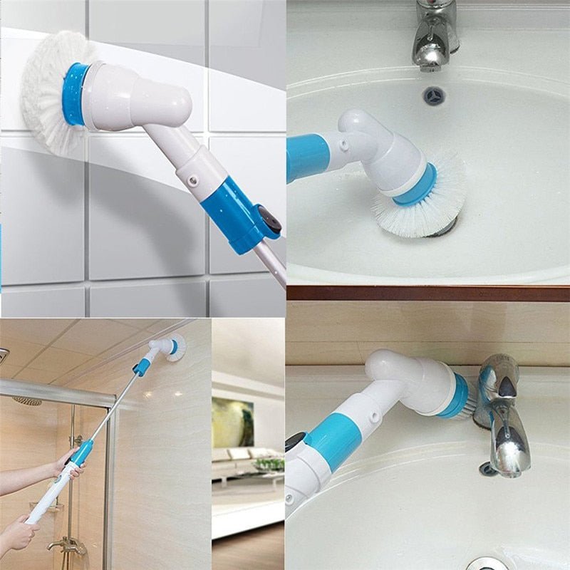 Cordless Power Scrubber With 3 Brush Heads And Telescopic Handle 8745960177998-1