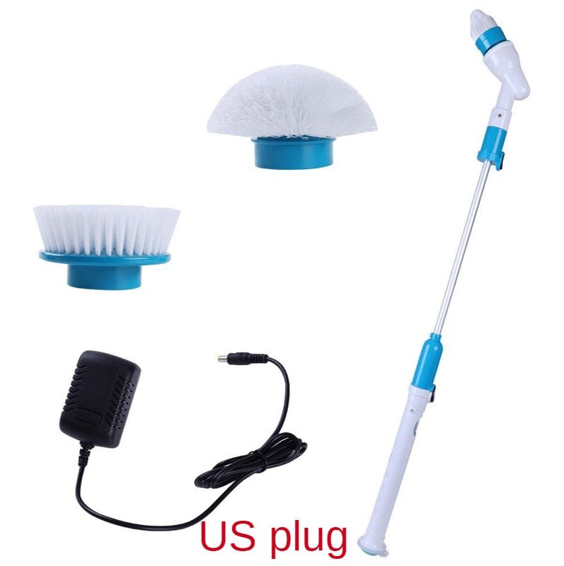 Cordless Power Scrubber With 3 Brush Heads And Telescopic Handle 8745960177998-1
