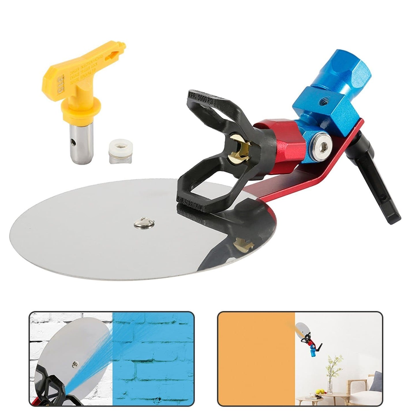 Universal Paint Spray Tool Adjustable Airless Nozzle Professional Painting Equipment 14814325244230-1