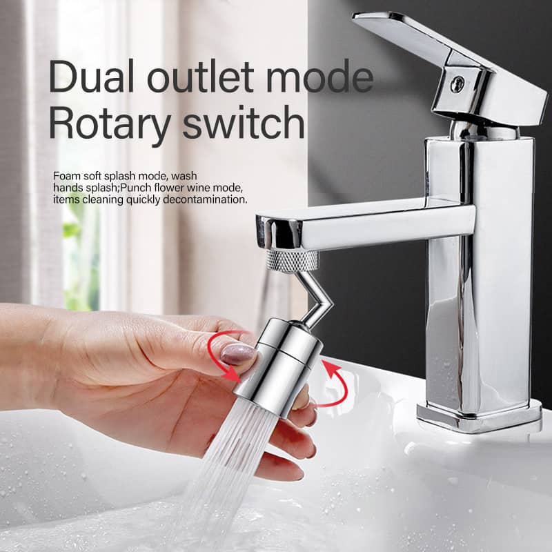 Universal Splash Filter Faucet Extender For Kitchen Sink Water Saving 5769190670490-1