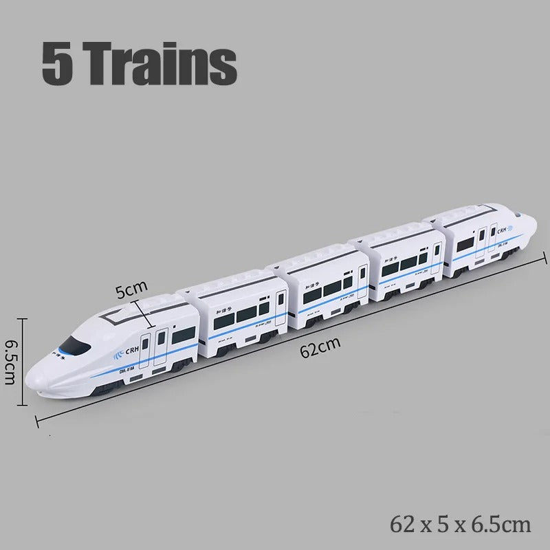 Kids Automatic Direction Changing Self-Driving Train Toy With Lights 10521987023194-1