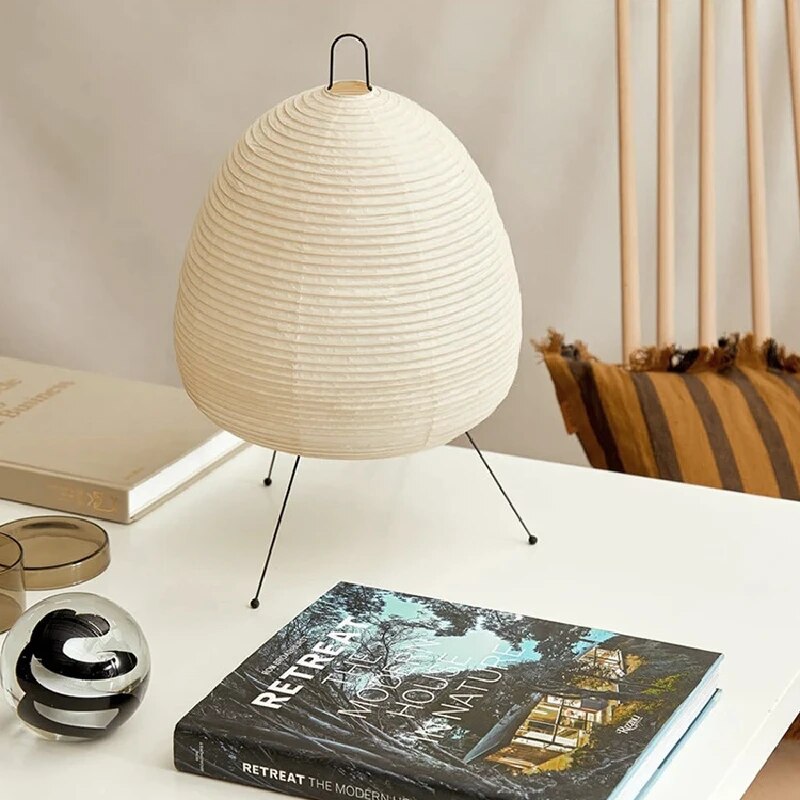 Soft Glowing Japanese Rice Paper Lamp For Calm Relaxing Room Ambience 9959376552269-1