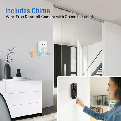 Smart Wireless Video Doorbell For Home Security And Visitor Monitoring 9044901495004-1